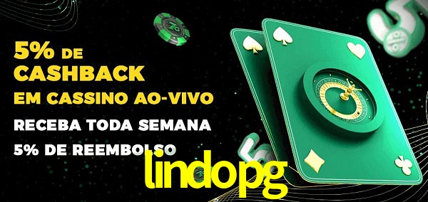 Promoções do cassino ao Vivo lindopg